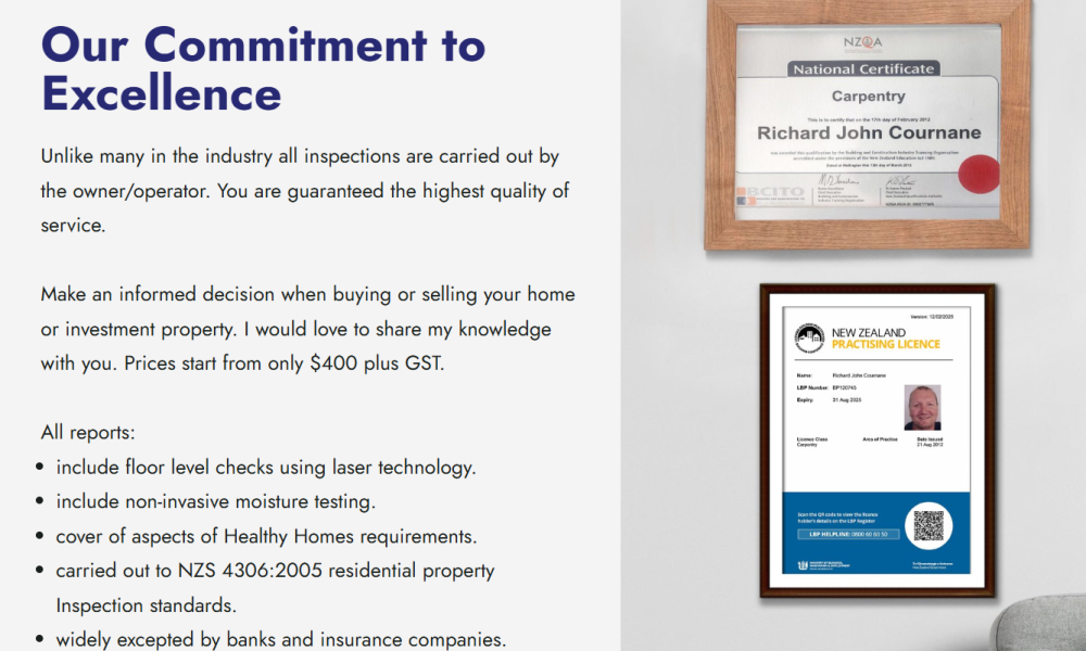 EyeSpy Inspections – Voted Most Trusted Building Inspector in Christchurch