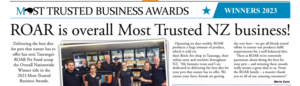most trusted business awards